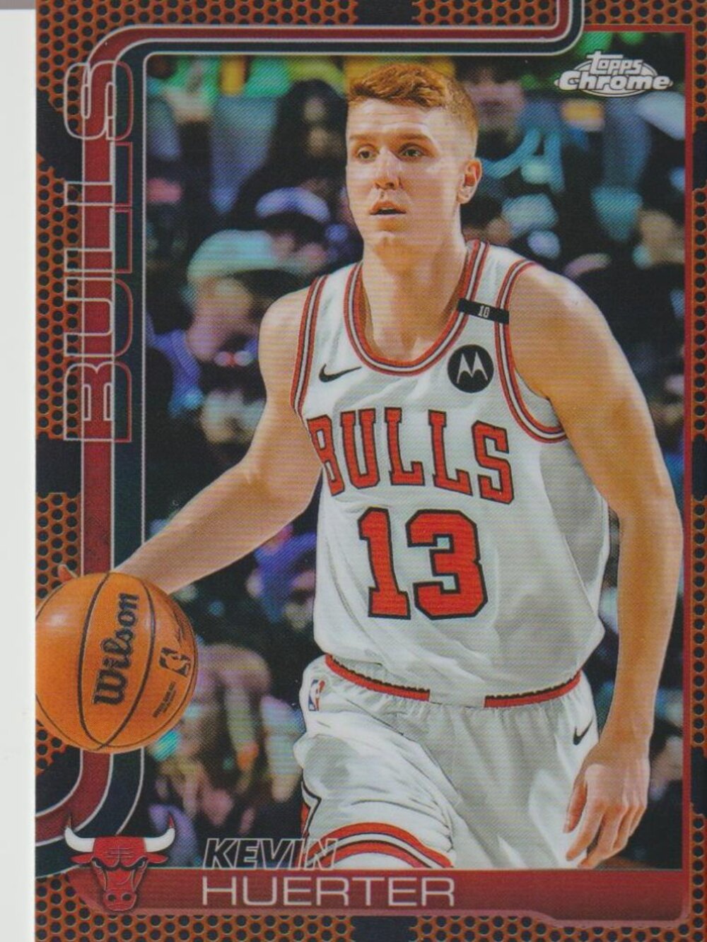 Kevin Huerter 2025 Topps Chrome Orange Parallel Chicago Bulls #43